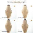 Calista C- DWY 13×6 Lace Front Free Part Long Blonde Gradient Straight Glueless Synthetic Wig