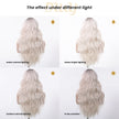 Corinna C-DWY Long Curly Blonde 13×4 Free Part Dark Roots Wig