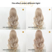 Pre Order-Ines-DWY MiraScalp Free Part Wavy Blonde Realistic Scalp Glueless Synthetic Wig