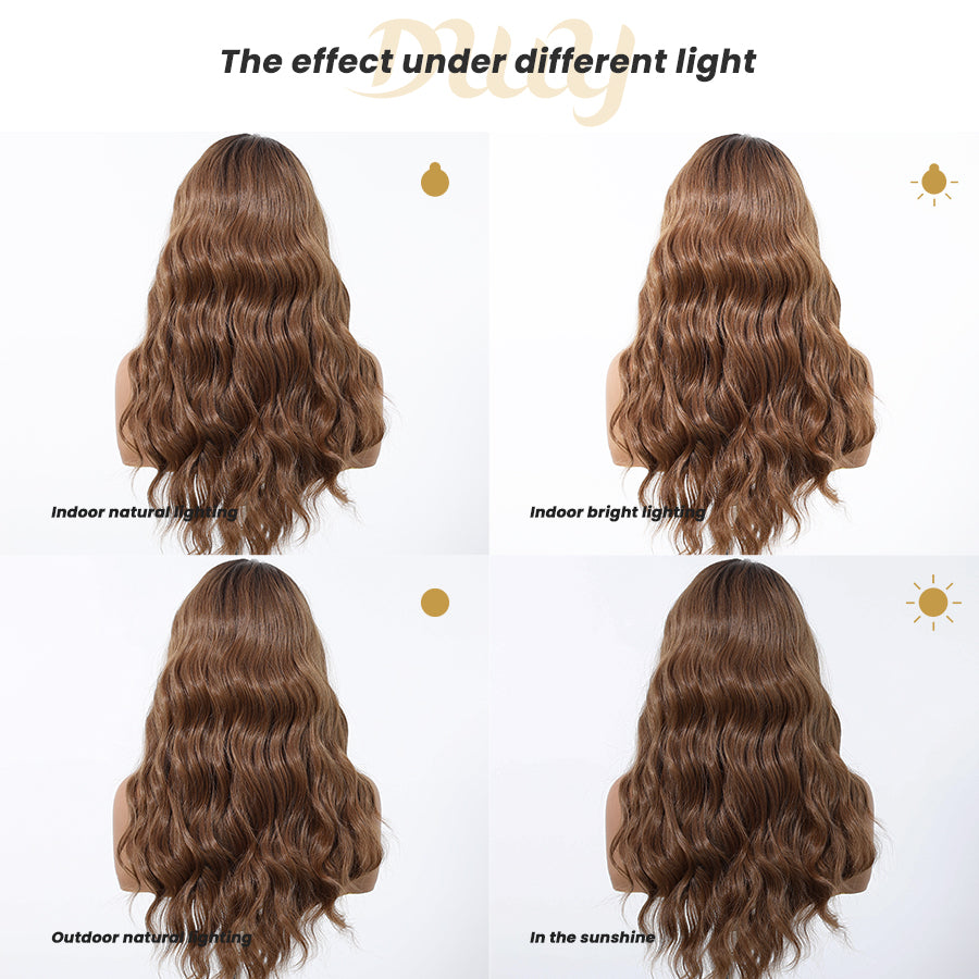 DWY Kamala-DWY 13×6 Lace Front Glueless Synthetic Wig 22 Inches Mid-Length