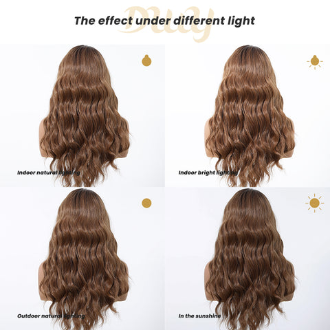 DWY Kamala-DWY 13×6 Lace Front Glueless Synthetic Wig 22 Inches Mid-Length
