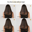 Nicky-DWY Chocolate Brown 16 Inches Stright Hair Light Brown Glueless Synthetic Wig