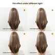 Willa- NEW! DWY Pre-cut U part Diamond Lace Long-length Lace Icy Bronde Highlighted Layer-cut Curly Hair Glueless Synthetic Wigs for Women 22 Inch