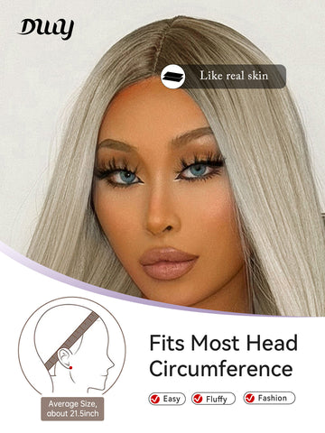 DWY-stright Lace Front Wigs Pre Plucked 13x6 HD Transparent Lace Frontal Wigs150% Density  lace Wigs for Women 30Inch