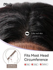 DWY-Lace Front Straight Pre Plucked 13x6 Lace Frontal Wig