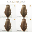 Pre Order!Cori-NEW! DWY 13×4 Lace Front Free Part Long-Length Straight Pink Brown Glueless Synthetic Wig