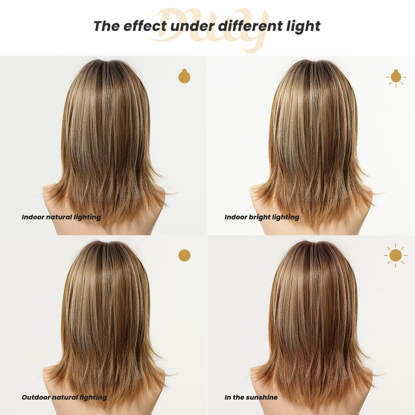 Restocked! Loni Mini C- NEW! DWY 16-Inch Short Wave Glueless Synthetic Wig