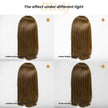 Morita-DWY Mono Lace Front Free Part Long Highlighted Blonde Synthetic Wig
