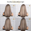 (Us Only)DWY MiraScalp Delia-DWY Mid Length Straight Cool Brown & Blonde Highlights Wig