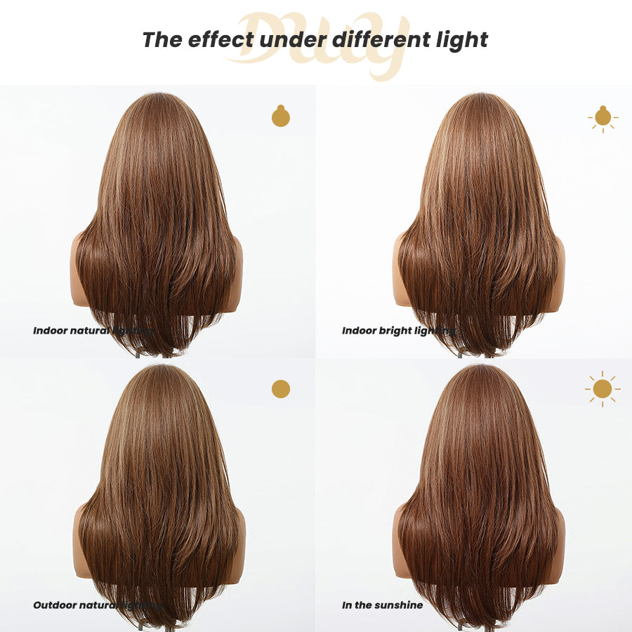 Talia C-DWY 13×6 Lace Front Free Part Long Straight Glueless Synthetic Wig