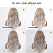 DWY Gigi-DWY 13x4 Lace Front Glueless Synthetic Wig 20 Inches Water Wavy Blonde Gradient