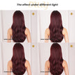 Jessi -DWY Long Natural Wavy Glueless Synthetic Wig with Bangs for Women 2 Shades 26 Inches