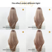 Orlaith-DWY 26-Inch MiraScalp Layered Straight Blonde Synthetic Wig