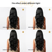 【CLEARANCE SALE】Asher C-DWY Lace Front Side Part Black Long Curly Glueless Synthetic Wig for Women 28 Inches