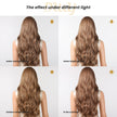 (Us Only)Sunday-DWY Light Caramel Blonde Tresses Wavy Synthetic Wig With Bangs