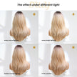 Autumn-DWY Natural Wavy Layer Cut Glueless Synthetic Wig