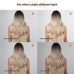 Zana-DWY Wavy Rooted Light Blonde Tresses Synthetic Wig With Bangs