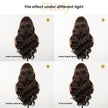 Marisol - DWY Pre-cut U part Diamond Lace Long-length Lace Milk Tea Blonde Curly Hair Glueless Synthetic Wigs for Women 26 Inch