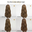 Bonna-DWY Mono Lace Front Free Part Long Wavy Brown Synthetic Wig