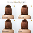 Lillie H-DWY Human Hair Pre Plucked Bob Hair 13*6 Natural Textured Hair Invisible HD Lace Frontal Wig for Women 13 nches