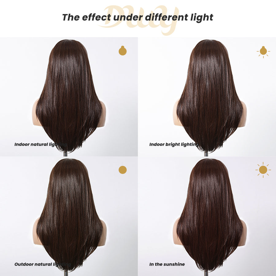 Talia C-DWY 13×6 Lace Front Free Part Long Straight Glueless Synthetic Wig