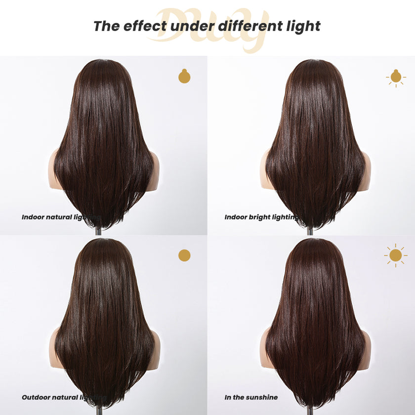 Talia C-DWY 13×6 Lace Front Free Part Long Straight Glueless Synthetic Wig
