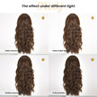 Brittany-DWY Mono Lace Front Free Part Brown Tresses Wavy Synthetic Wig