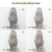 Caroline-DWY 26-Inch MiraScalp Long-Length Body Wave Silver Grey Wig