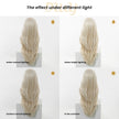 Dara C- NEW! DWY Mono Lace Front Free Part Long-Length Wavy Brown Glueless Synthetic Wig