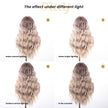Zoey-DWY Lace Front T-Part Ombre Blonde Long Wavy Synthetic Wig