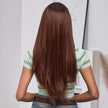 (Us Only)Patricia-DWY Lace Front T Part Long Brown Gradient Glueless Synthetic Wig