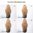 DWY Synthetic Lace Front Body Wave Wig – Glueless Blonde HD Lace Wig