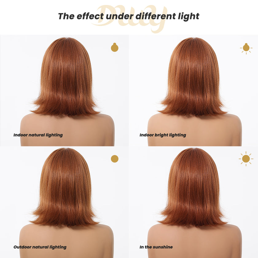 Suki-DWY 12-Inch Glueless MiraScalp Synthetic Wig