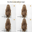 Dara C- NEW! DWY Mono Lace Front Free Part Long-Length Wavy Brown Glueless Synthetic Wig