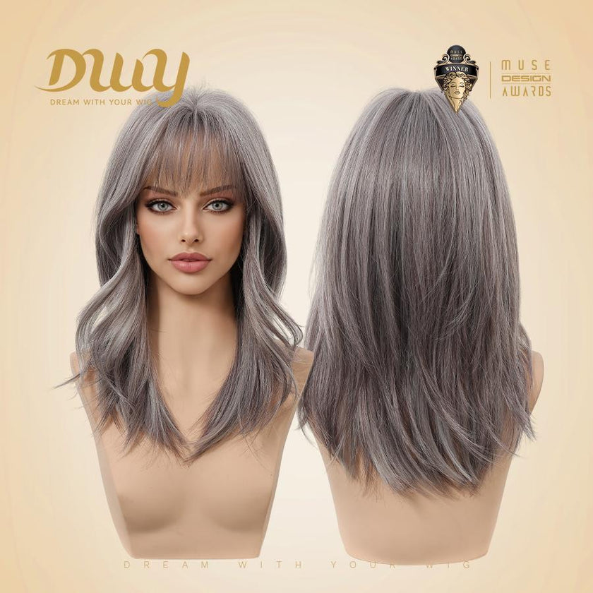 Tegan-DWY 18-Inch MiraScalp Mid-Length Wavy Wig