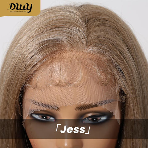 Jess-DWY Lace Front 13×6 Free Part Blonde Straight Baby Hair Synthetic Wig