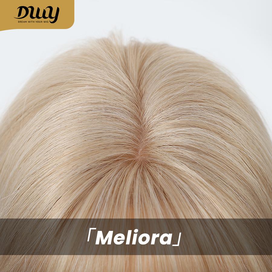 Meliora -DWY 22-Inch MiraScalp Short-Length Straight Blonde Wig