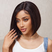 DWY wigs 8 Inch black brown short straight wig for women DWY