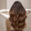 DWY Lace front 24 Inch ombre flax brown long curly wig for women DWY-BL66010-2