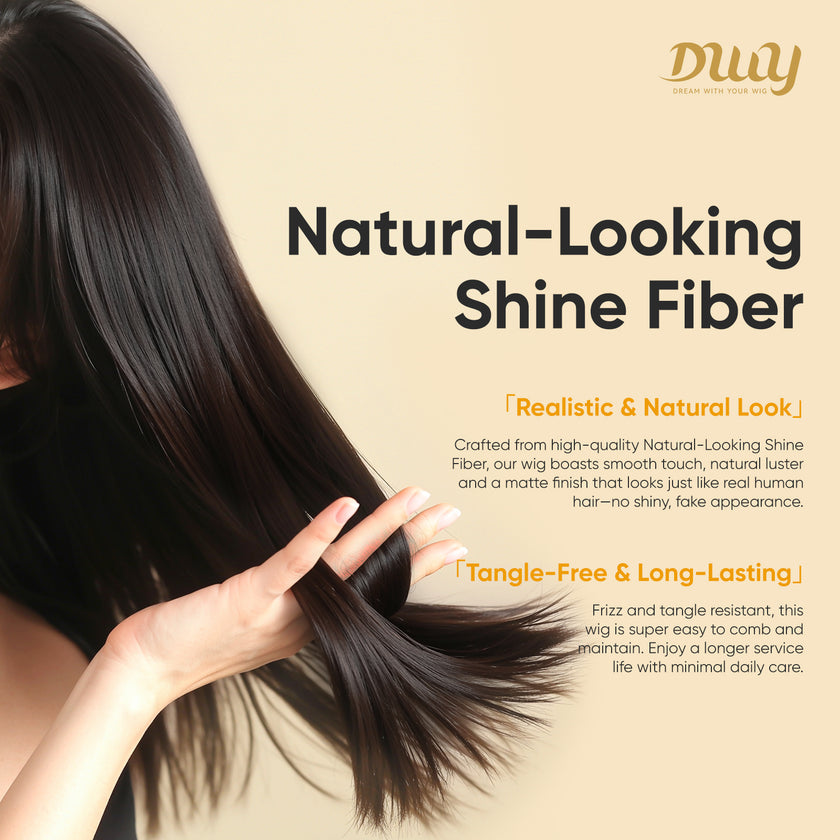 Haley C-DWY New Technology! Bionic Silk Top 16-Inch Long Wave Light Tea Brown Glueless Synthetic Wig
