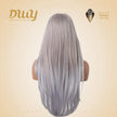 Eirlys-DWY 13×6 Filter Lace Free Part Long-Length Natural Wavy Purple Gray