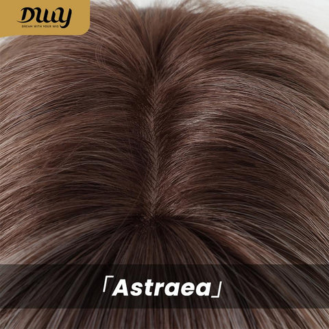 【New in】Astraea- DWY 28-Inch Pink Blonde Long Wave Synthetic Wig with Free Parting