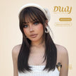 Sierra C-DWY MiraScalp Mid-Length Straight Brown Glueless Synthetic Wig