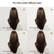 Marion Plus C-DWY New Technology! Bionic Silk Top Mix Brown 22-Inch Long Wave Glueless Synthetic Wig