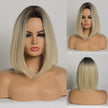 Chaya-DWY Lace Front Natural Jewish Wig Bob Straight Synthetic Wig 7 Shades 14 Inch