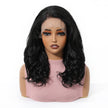 Juno C- New Arrival DWY 13×6 Lace Front Free Part Short-Length Curly Brown with Highlights Glueless Synthetic Wig
