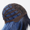 DWY Long Wavy Blue Mist Natural Curls Synthetic Wig