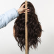 Eireen-DWYLong Brown Curly Glueless Synthetic Wig