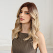Remi-DWY Mono Lace Front Free Part Ombre Blonde Mid-Length Glueless Synthetic Wig