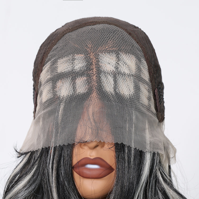 DWY Synthetic Lace Front Body Wave Wig – Glueless Wig with Black HD Lace